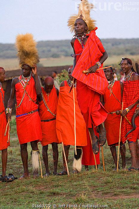 Dress and appearance during the Masai Adumu jumping dance