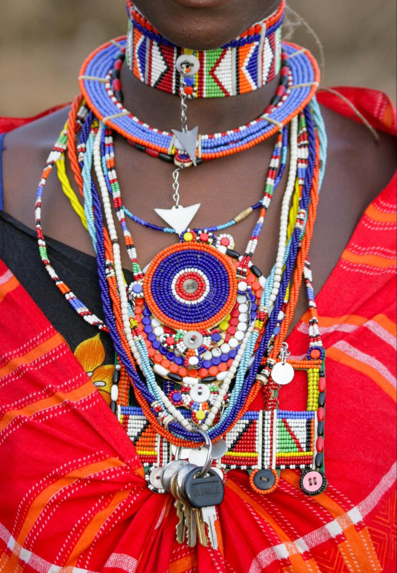 Masai dress and beadwork symbolism