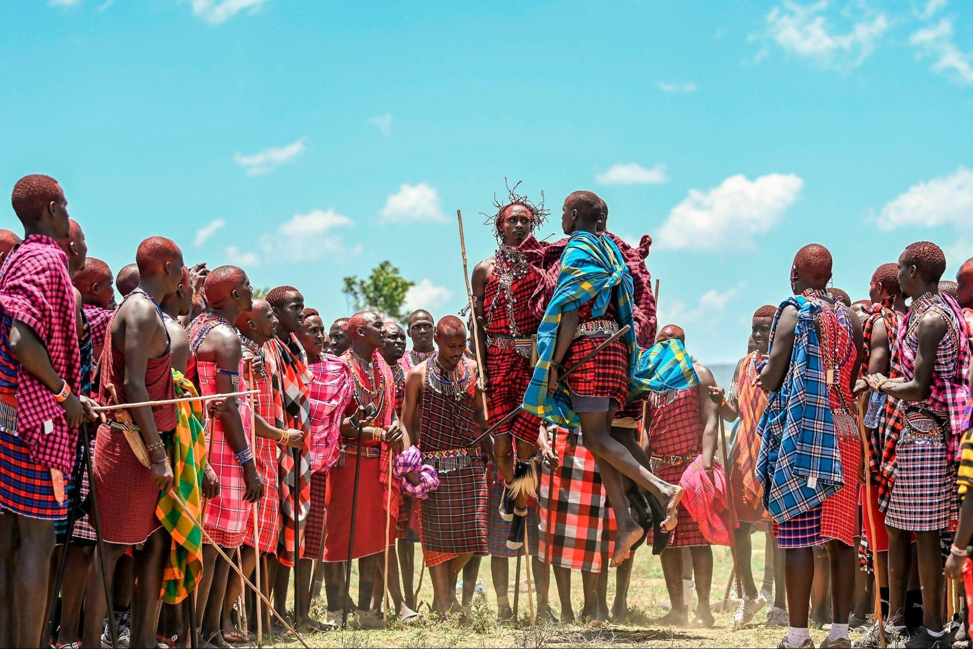 The four main stages of Masai male life: moran, senior warrior, junior elder, senior elder
