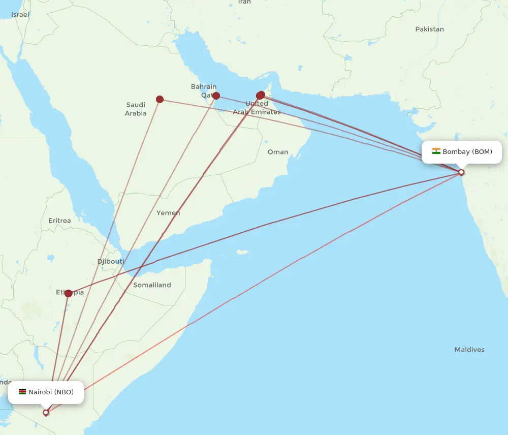 Mumbai to Nairobi to Masai Mara route explained