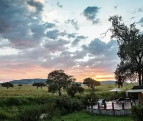 Immersive wilderness feeling at Sand River camp