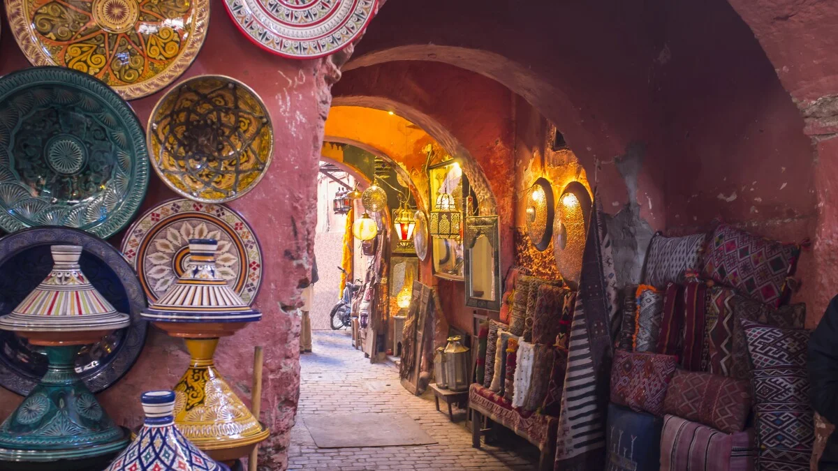 Marrakech medina and Jemaa el-Fnaa Morocco